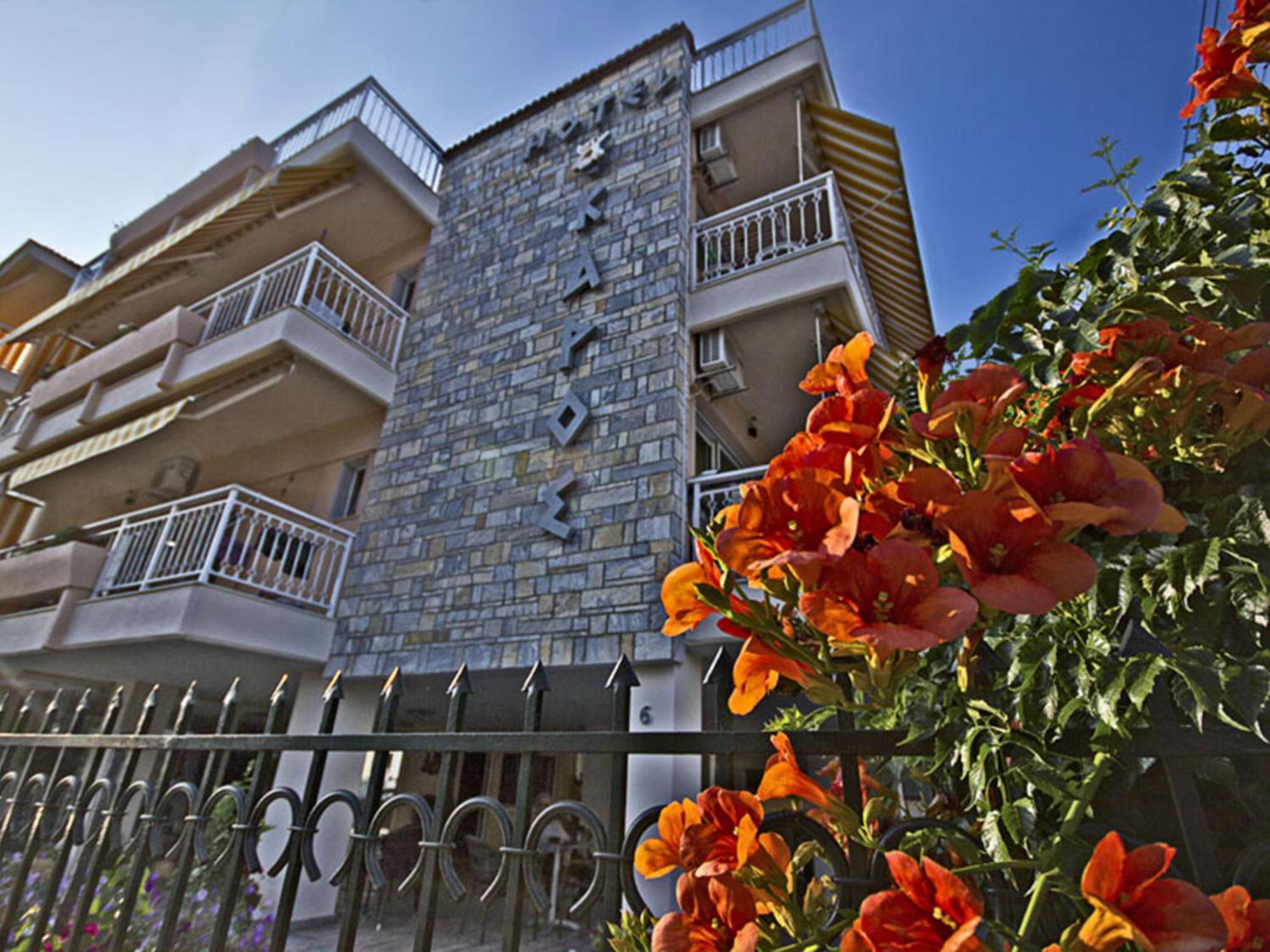 Ikaros Apartments Paralía Exterior foto